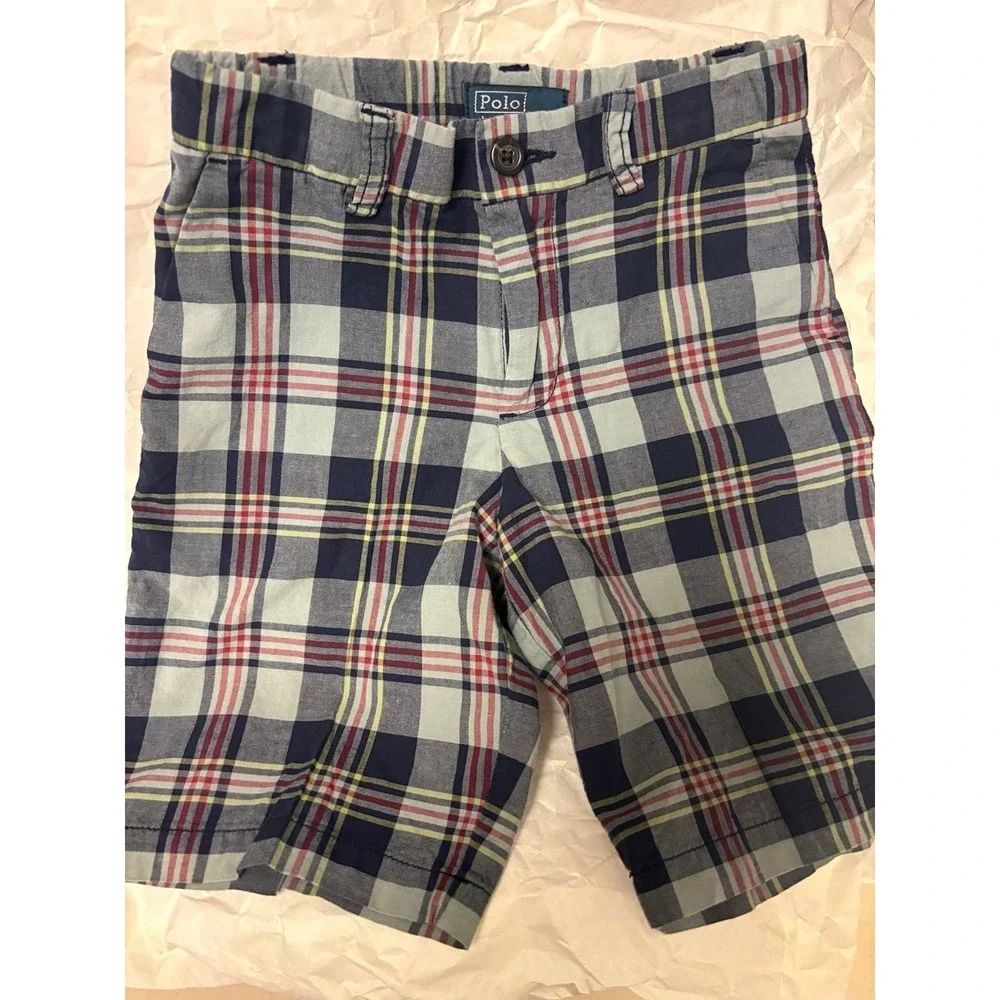Polo RL‎ Children's plaid shorts Size 6